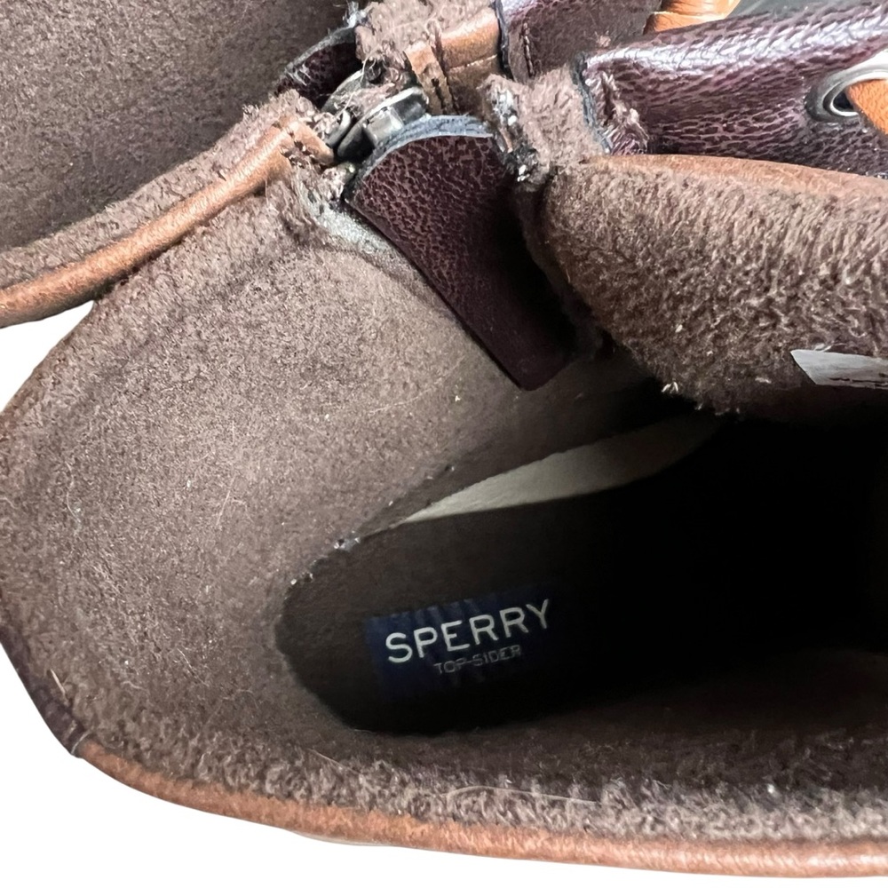 Sperry Womens Syren Gulf Duck Boot Brown Waterproof Rubber SZ 8.5 - Picture 6 of 6